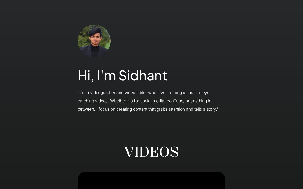Carrd profile picture for @sidhant